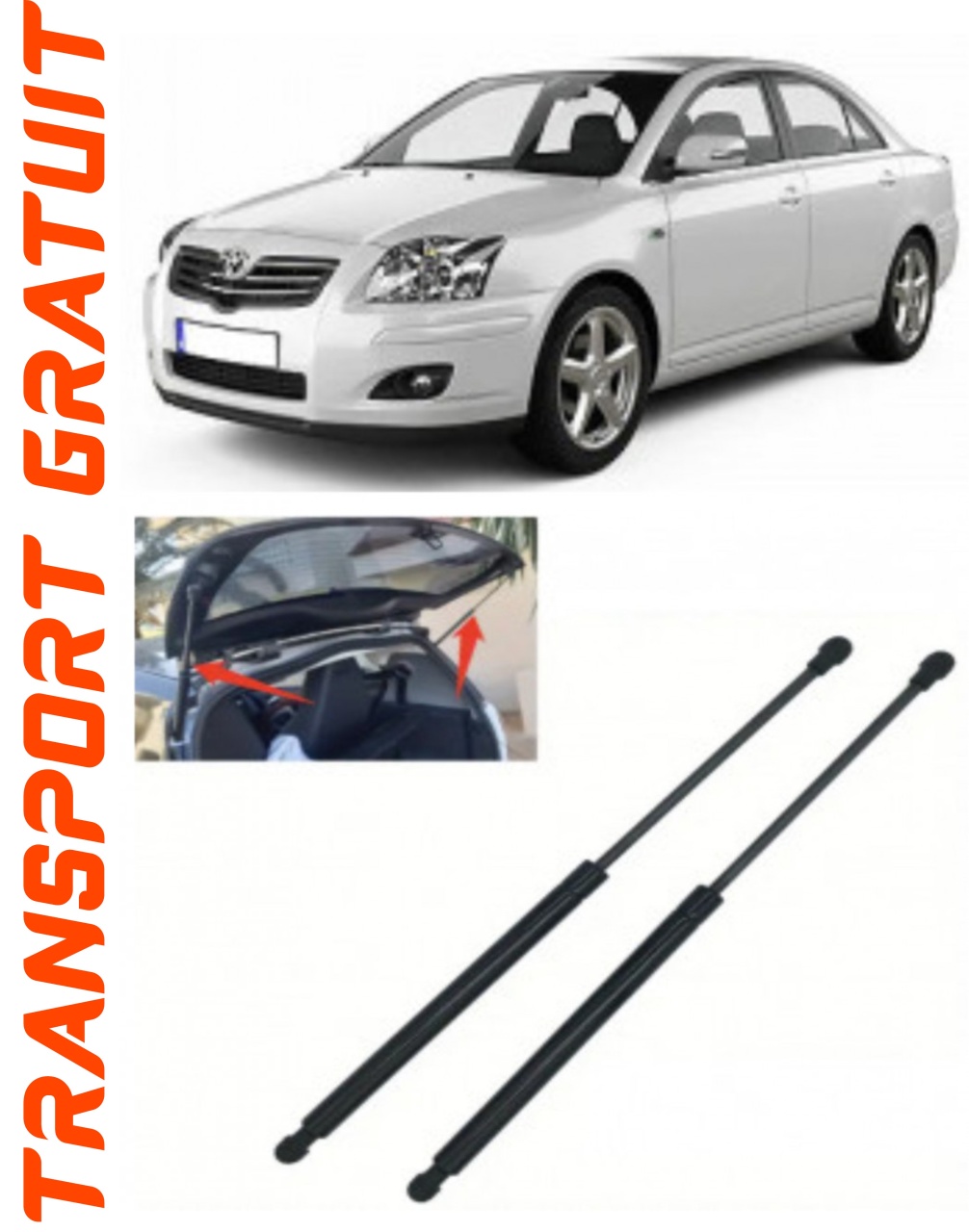 Set 2 amortizoare Haion portbagaj pentru masina Toyota Avensis
