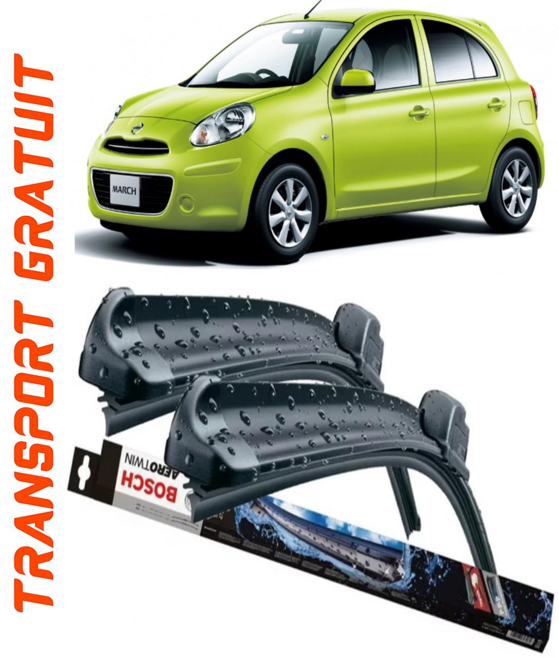 Stergatoare auto dedicat cu masina Nissan March