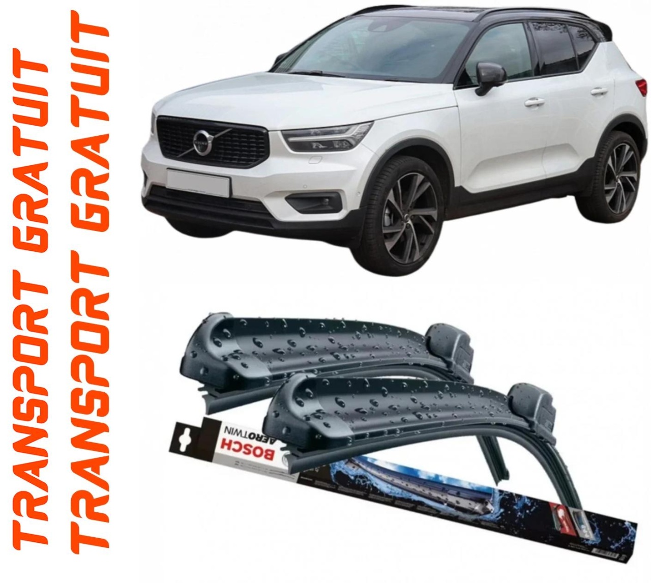 Stergatoare auto dedicat cu masina Volvo Xc40