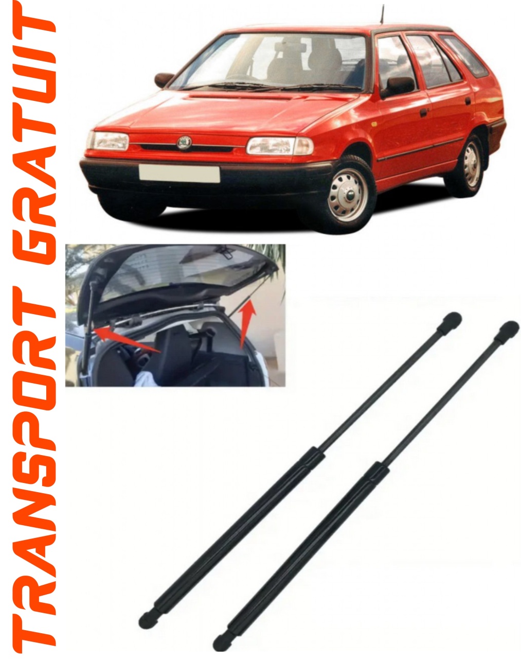 Set 2 amortizoare Haion portbagaj pentru masina SKODA Felicia II