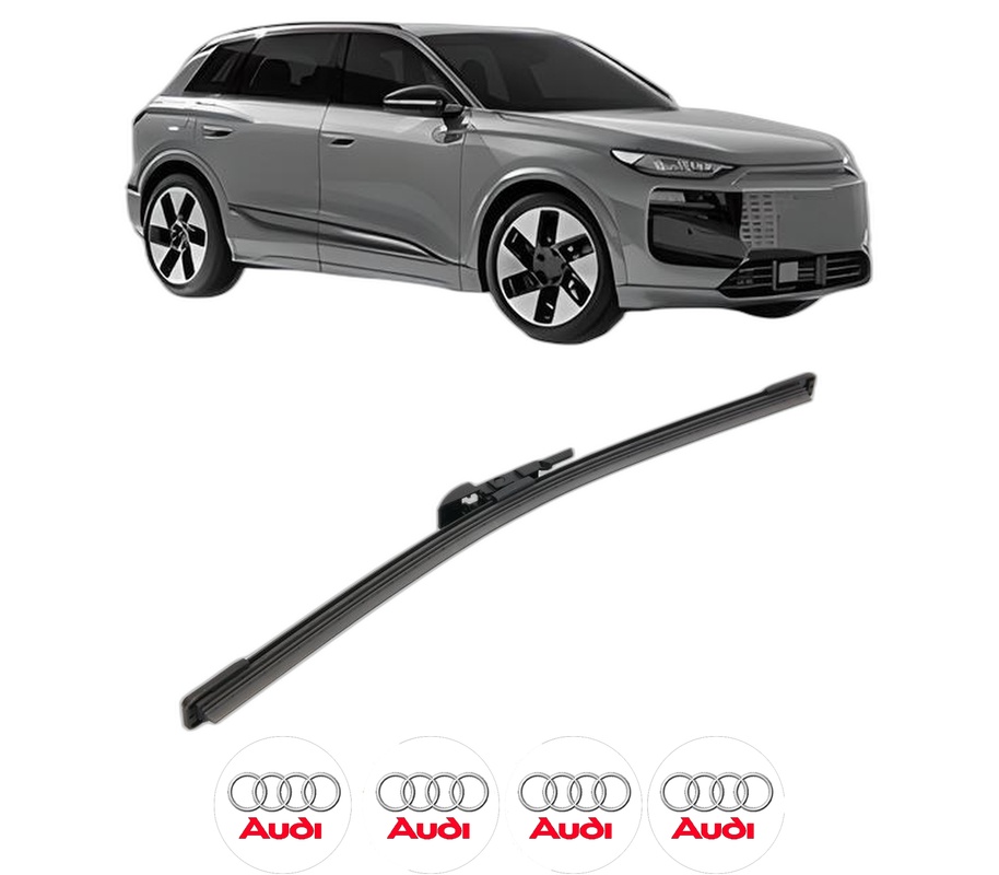 Stergator lamela spate AUDI A3 Allstreet (8YJ) din 2024, pentru luneta auto, Bosch Aerotwin, din cauciuc siliconat rezistent, 4 Stickere Auto AUDI