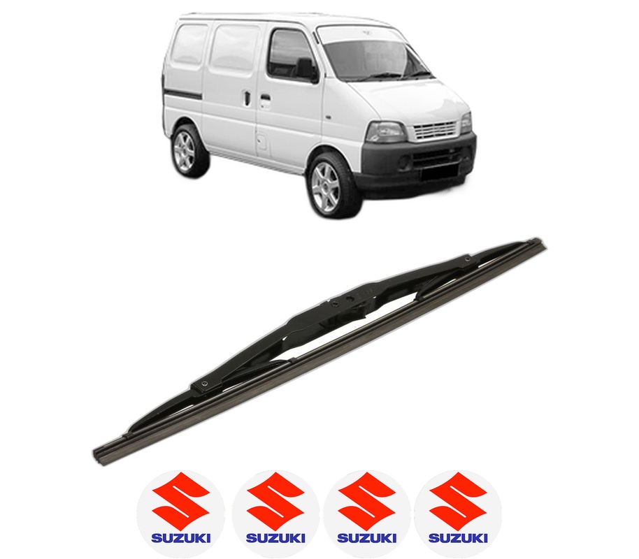 Stergator lamela spate SUZUKI CARRY Van (FD) din 2000, pentru luneta auto, Bosch Twin, din cauciuc siliconat rezistent, 4 Stickere Auto SUZUKI