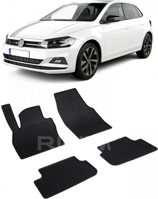 Set 4 covorase Audi A1 2019-prezent, din cauciuc 100%, compatibile cu autoturismul AUDI A1