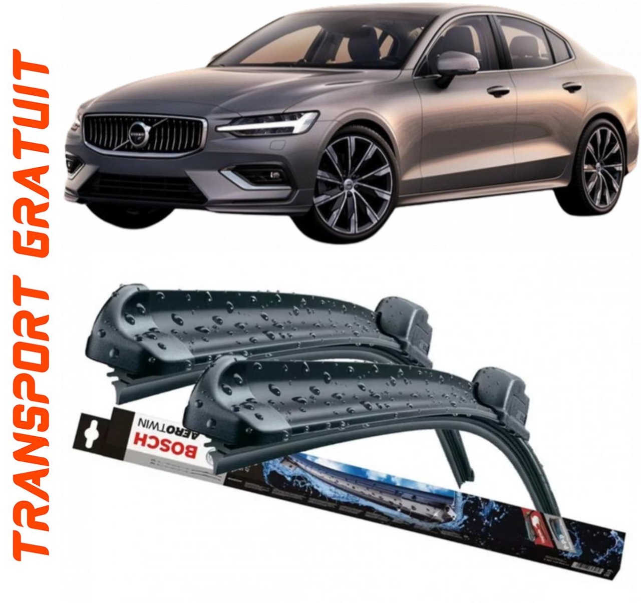 Stergatoare auto dedicat cu masina Volvo S60