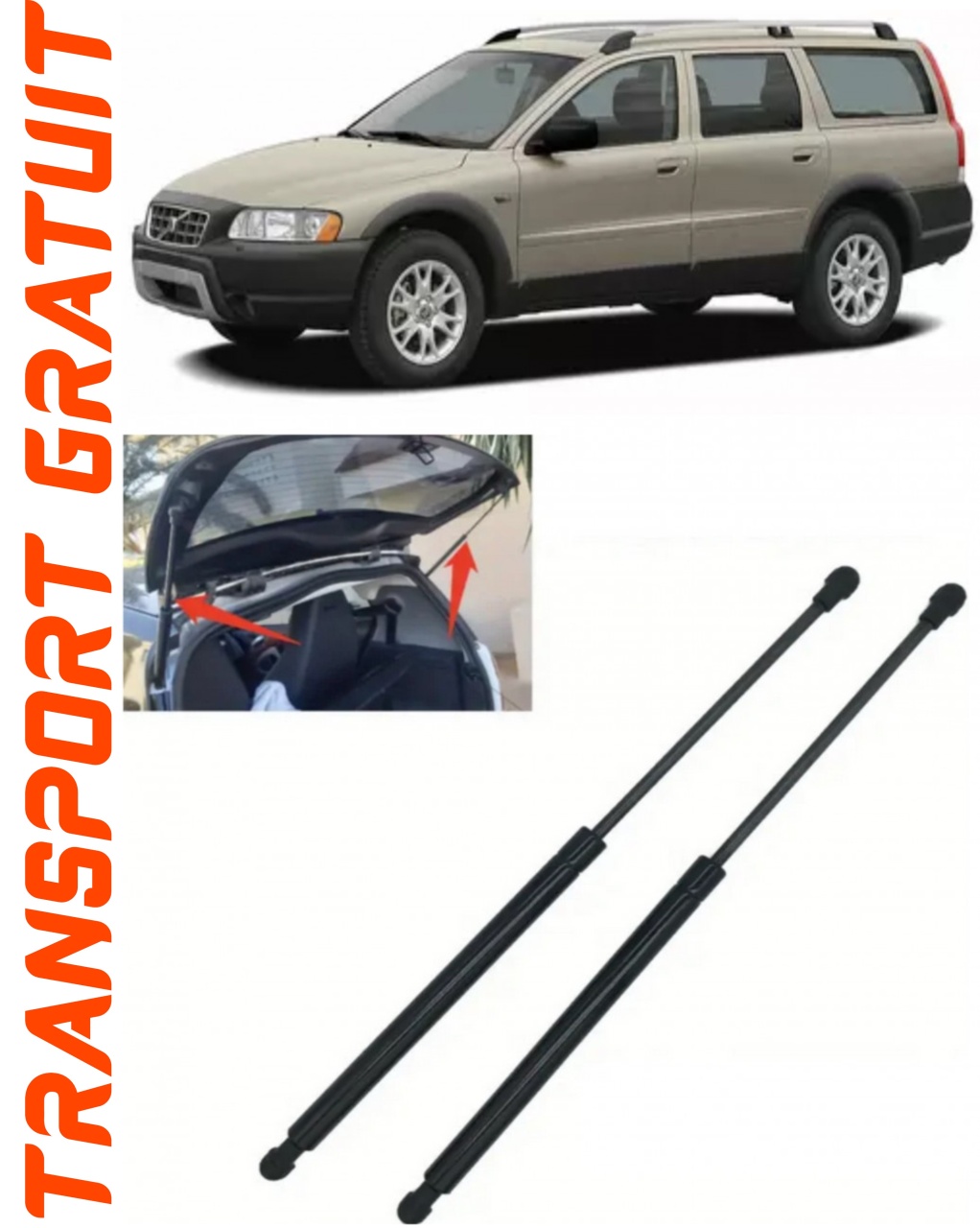 Set 2 amortizoare Haion portbagaj pentru masina Volvo Xc70