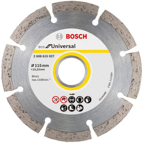 Disc diamantat pentru beton 115/22.23mm ECO Bosch V-2608615027
