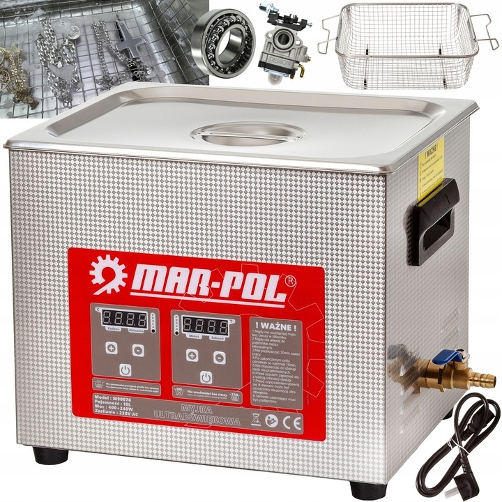 Aparat De Curatare Cu Ultrasunete 400w 10l Mxm90076