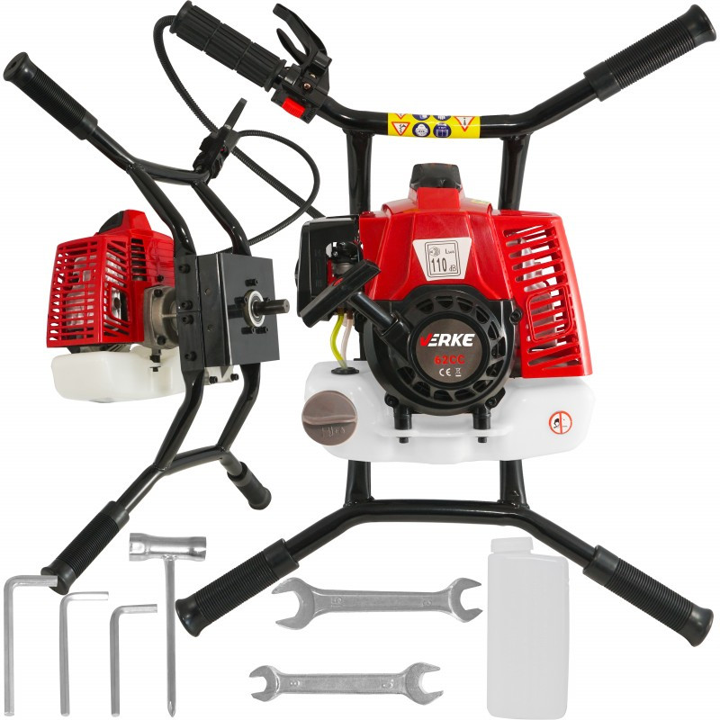 Motoforeza De Pamant 3 3cp Motor 2 Timpi Verke 62cc V90042 Cuplu Mare