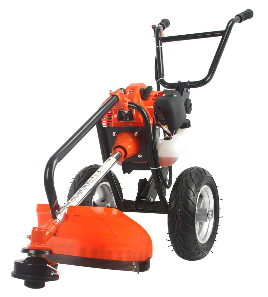Motocoasa Pe Roti Masina De Tuns Iarba 2cp 1 4kw 42cm Xm83107 Casca