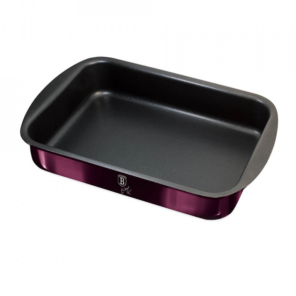 Tava pentru cuptor dreptunghiulara Purple Eclipse Collection BerlingerHaus BH 6798