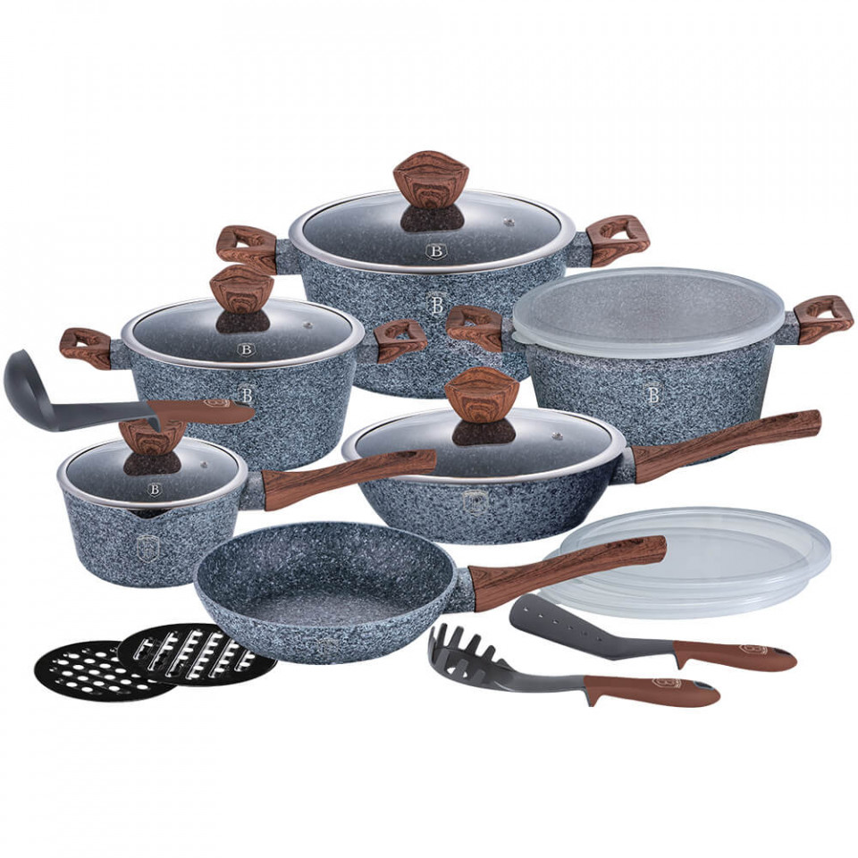 Set oale si tigai (18 piese) Forest Line- Original Brown BerlingerHaus BH 6198