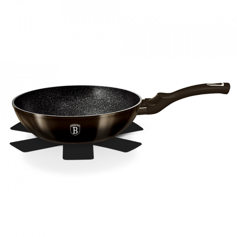 Wok 28 cm Metallic Line Shiny Black Edition Berlinger Haus BH 6610