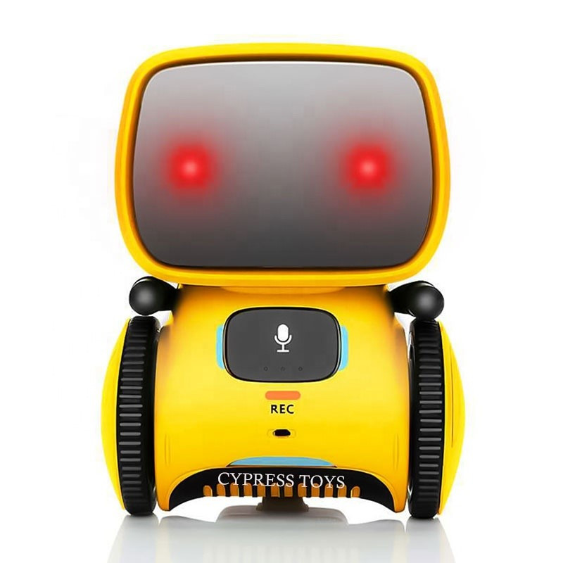 Robot Inteligent Interactiv AT - Robot, cu Control Vocal Galben