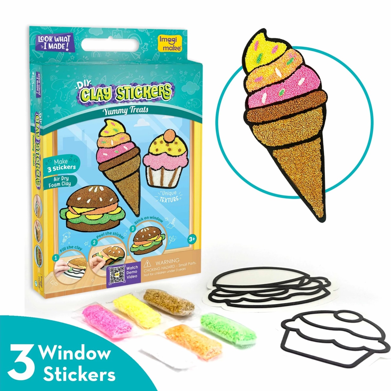 Set Creativ Stickere pentru Fereastra – Yummy Treats NEW