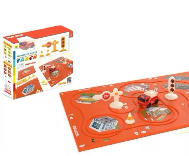 Labirint Magnetic 11 Piese - Masina Pompieri