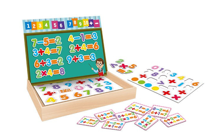 Joc Educativ cu Tabla Magnetica si de Desenat - Cifre Magnetice