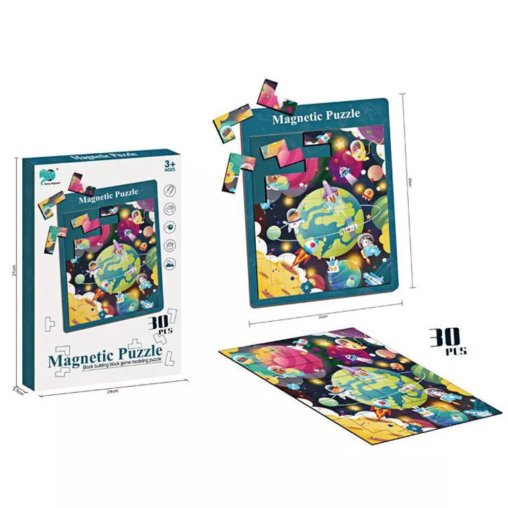 Puzzle Magnetic 30 Piese - Spatiul