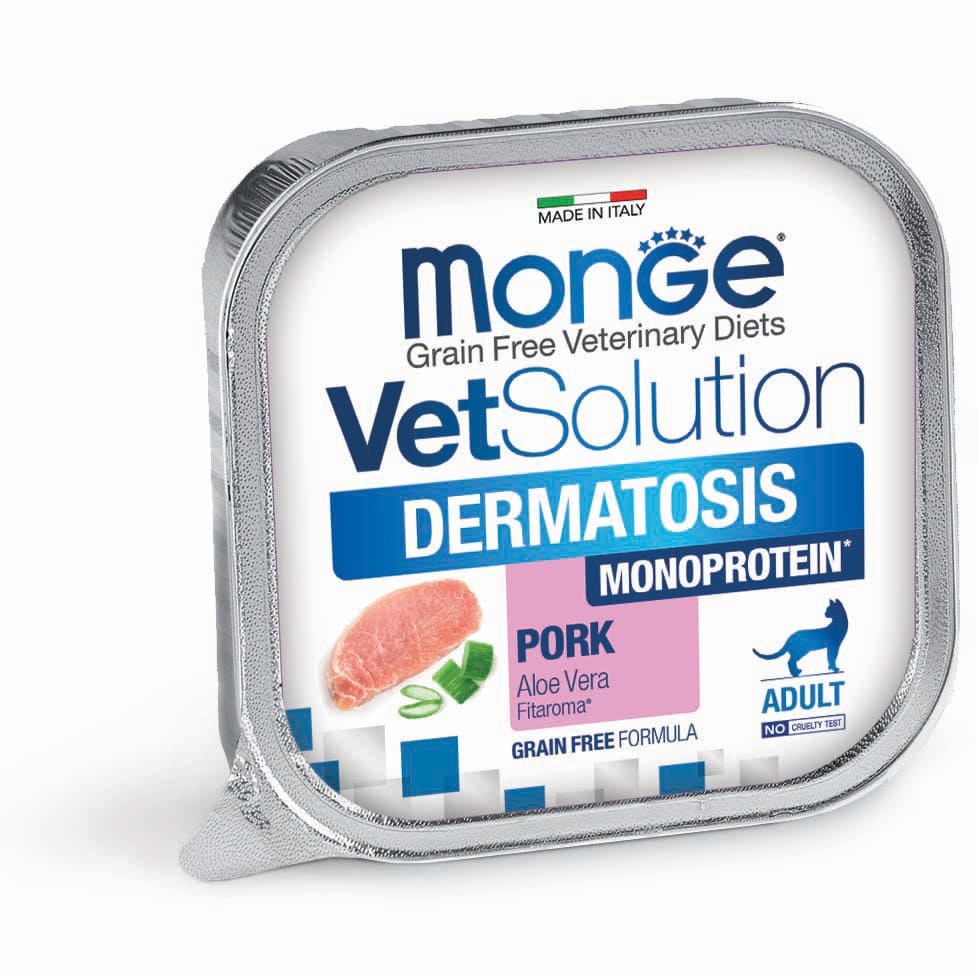 Monge VetSolution Dermatosis hrană dietetică pentru pisici, 100 g – 4601