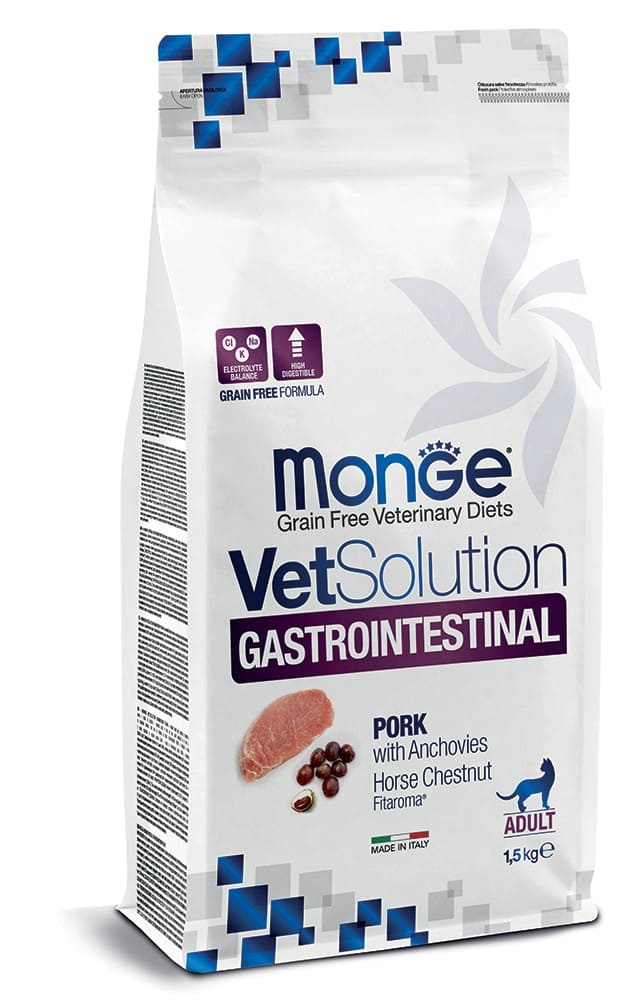 Monge VetSolution Gastrointestinal hrană uscată pentru pisici adulte, 1,5 kg - 1511
