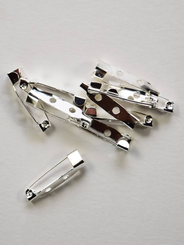 Baza brosa cu doua gauri set 10 buc. 2.5 cm