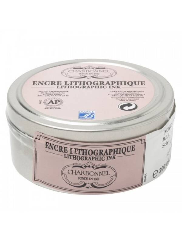 Cerneala litografica Charbonnel 200 ml (Culoare: medium black)
