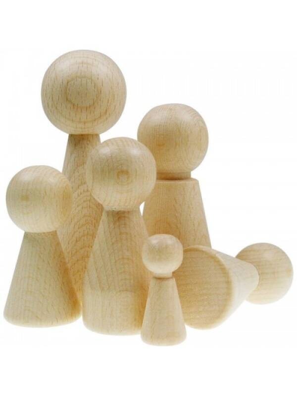 Figurine din lemn Meyco (Marime: 36084, 80 x 39mm)