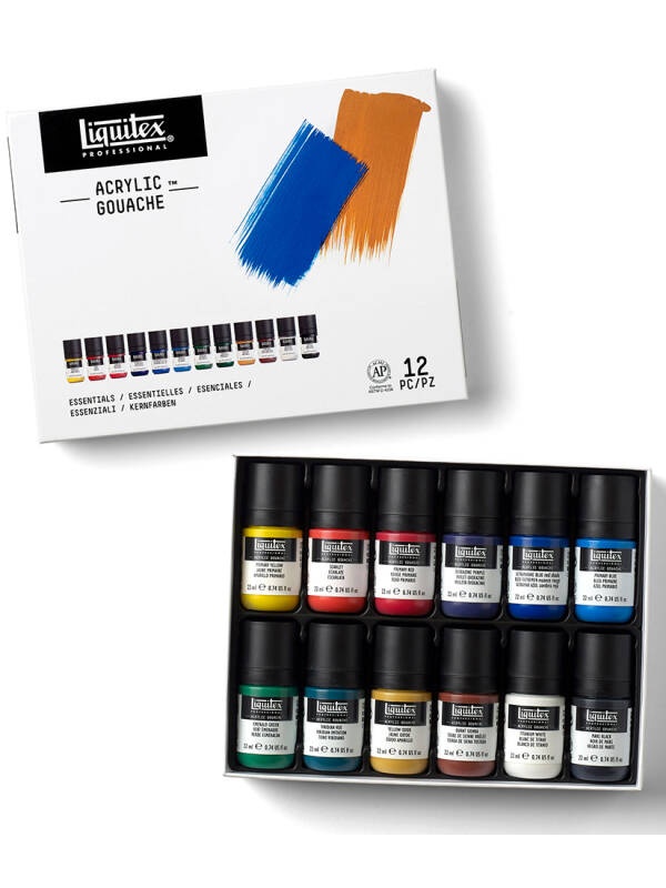 Guase acrilice set 12 x 22 ml Liquitex 3699325