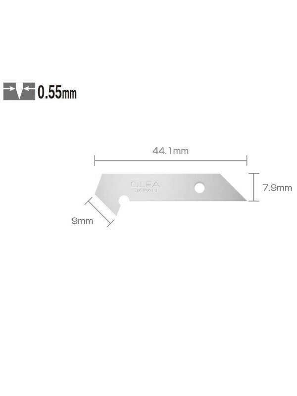 Lame taiere plastic set 5 bucati 55 mm OLFA PB-450