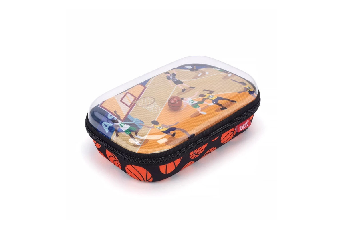 Penar Cu Fermoar Zipit Playful Clear Top Box Soccer Stadium ZP-360631