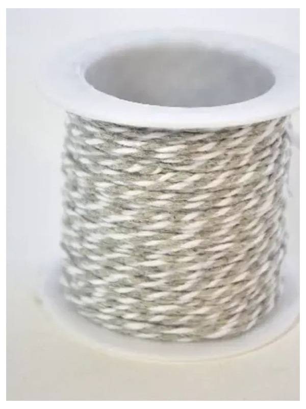 Rola sfoara bumbac gri deschis-alb 371917