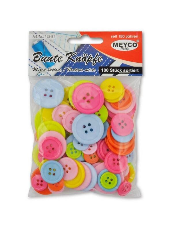 Set 100 nasturi plastic Meyco 132-81