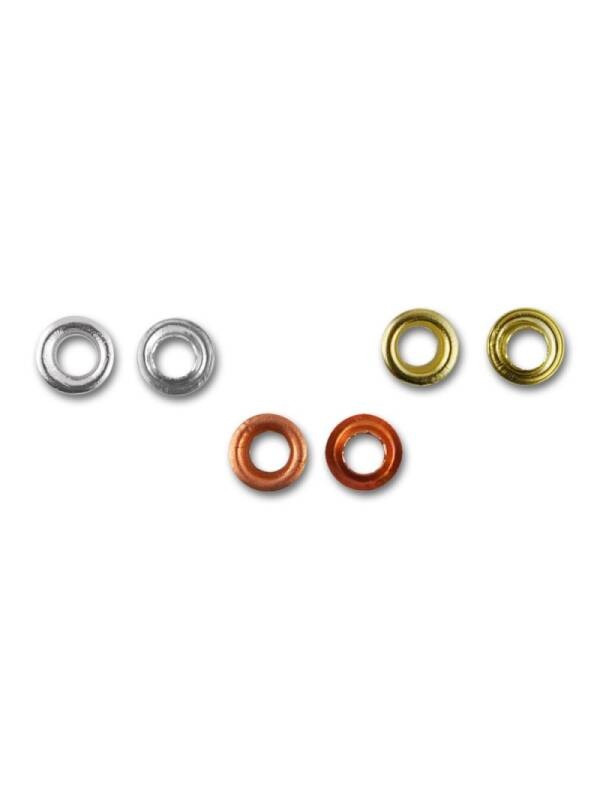 Set 100 ocheti metalici colorati 5mm Meyco 66896