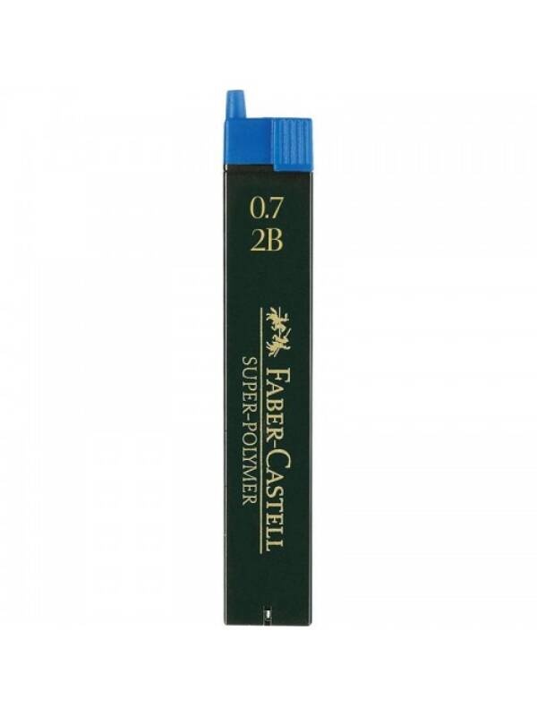 Set 12 mine creion mecanic Super Polymer Faber Castell (Marime: HB, 0.5mm, 120500)