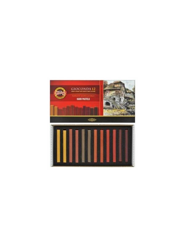 Set 12 pasteluri tari Gioconda Koh-I-Noor 8122B