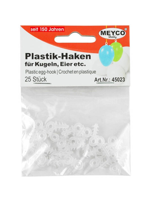 Set 25 agatatori din plastic Meyco 45023
