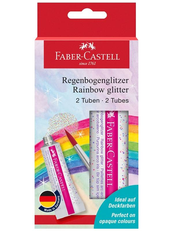 Set 2x12ml tuburi sclipici Rainbow Faber-Castell FC125089