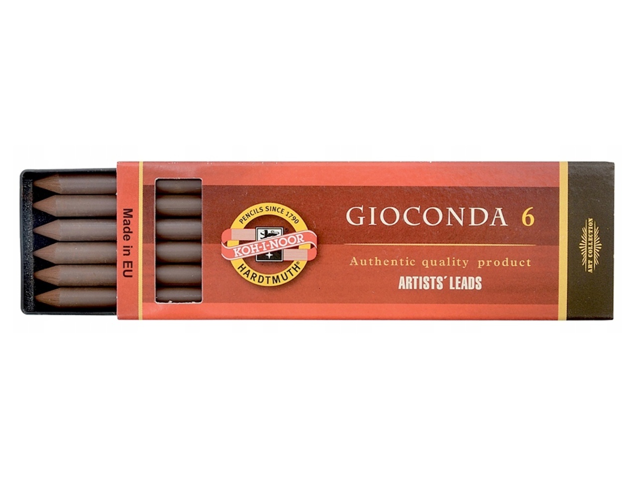 Set 6 mine Gioconda pentru desen (light sepia brown) 4377