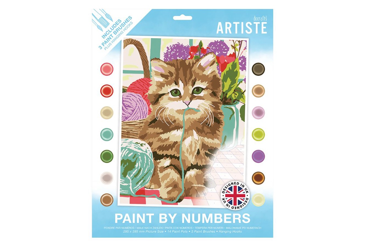 Set pictura pe numere artiste Cute Kittens DOA-550718 Dp Craft