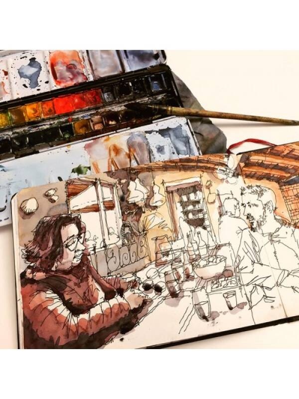 Watercolour Book 200g/mp Hahnemuhle (Marime: A6 (10.5x14.8cm))