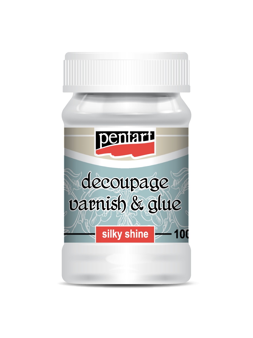 Adeziv si lac semilucios pentru decoupage Pentart (Gramaj: 50 ml)