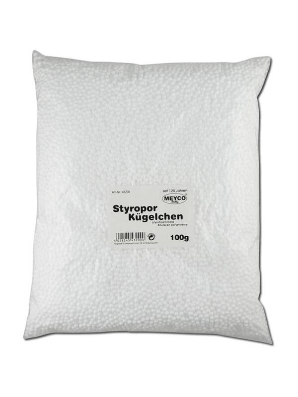 Bile din polistiren expandat 3-4mm, 100g Meyco 43200