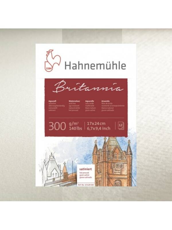 Bloc pentru acuarela Britannia 300 g/mp Hahnemuhle (Marime: 45 x 56 cm)