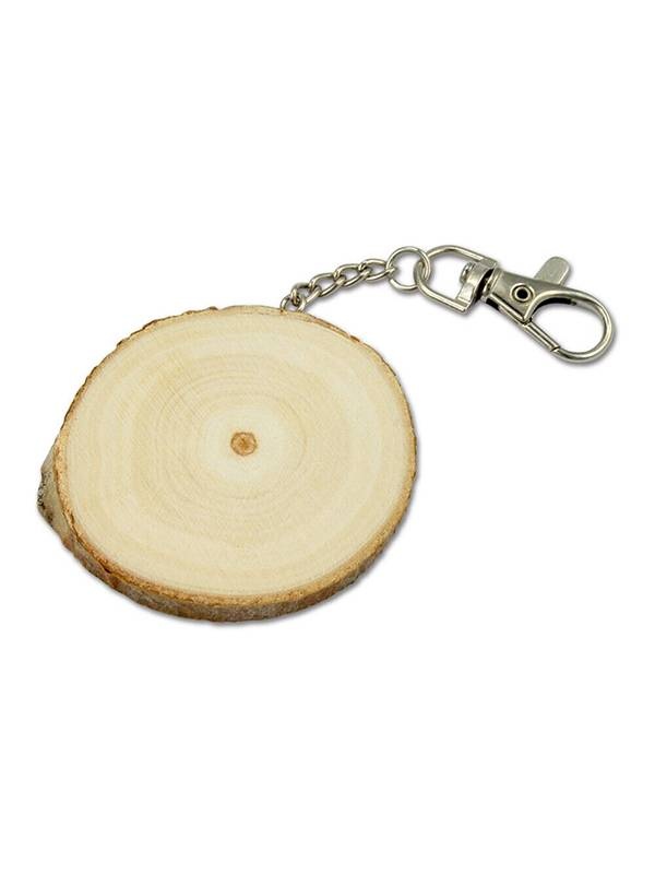 Breloc disc din lemn Meyco 35051