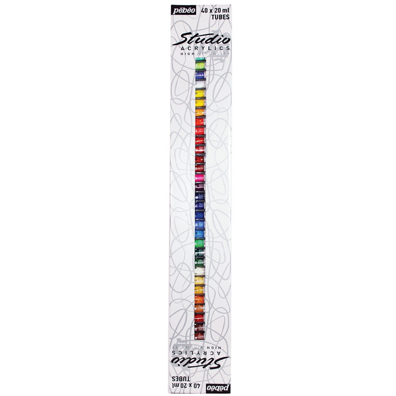 Culori acrilice set 40 x 20 ml Studio Pebeo 833441