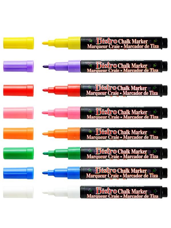 Marker cu creta Bistro Chalk Fluo Marvy Uchida 482 (Culoare Marvy 482: Red)