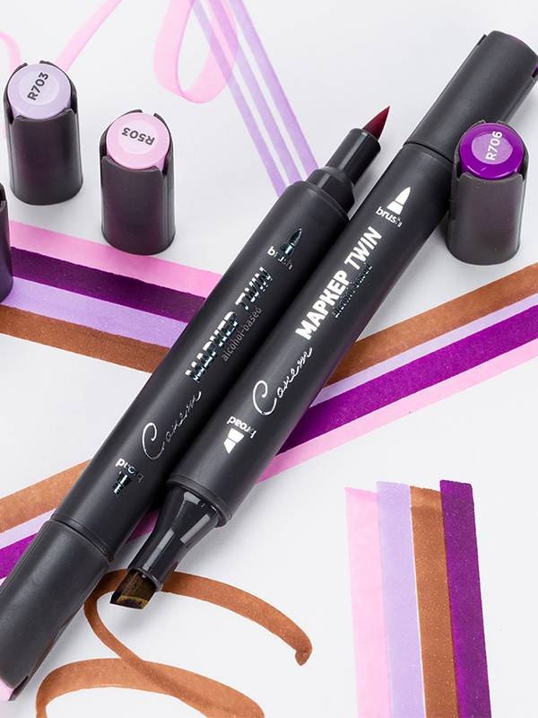 Marker pe baza de alcool Sonnet Twin (Culoare: sakura 88)