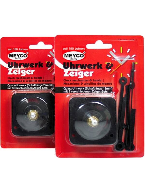 Mecanism ceas cu 3 seturi de ace Meyco 28470