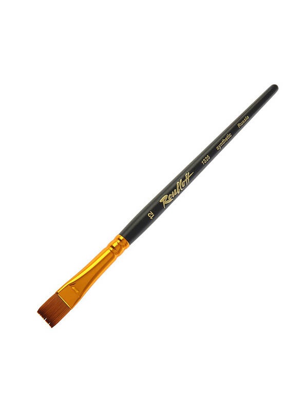 Pensula sintetica cu varf plat Roubloff 1S25 (Marime: 10)