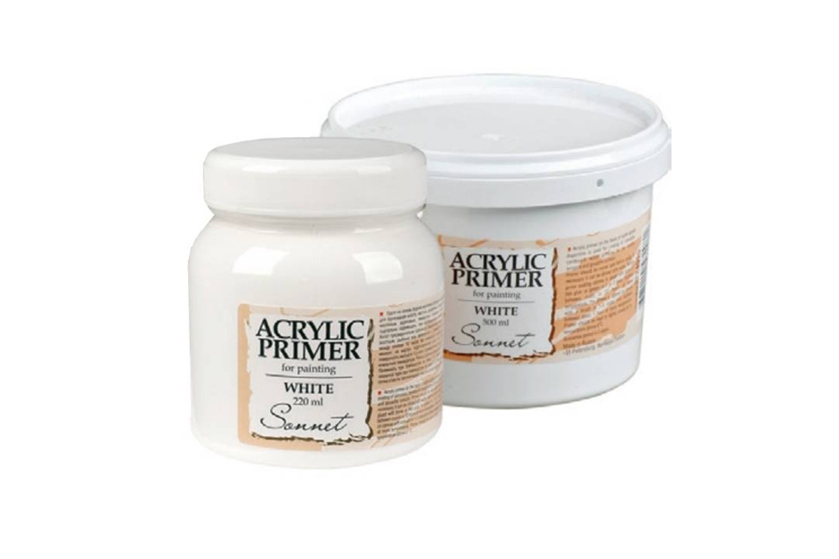 Primer acrilic pentru pictura Sonnet Nevskaya (Gramaj si Culoare Primer Nevskaya: 500 ml Negru)