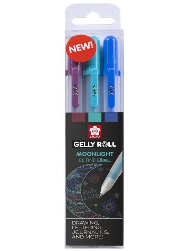 Set 3 Pixuri cu gel Galaxy Moonlight fluorescent Sakura poxpgbmoo3f